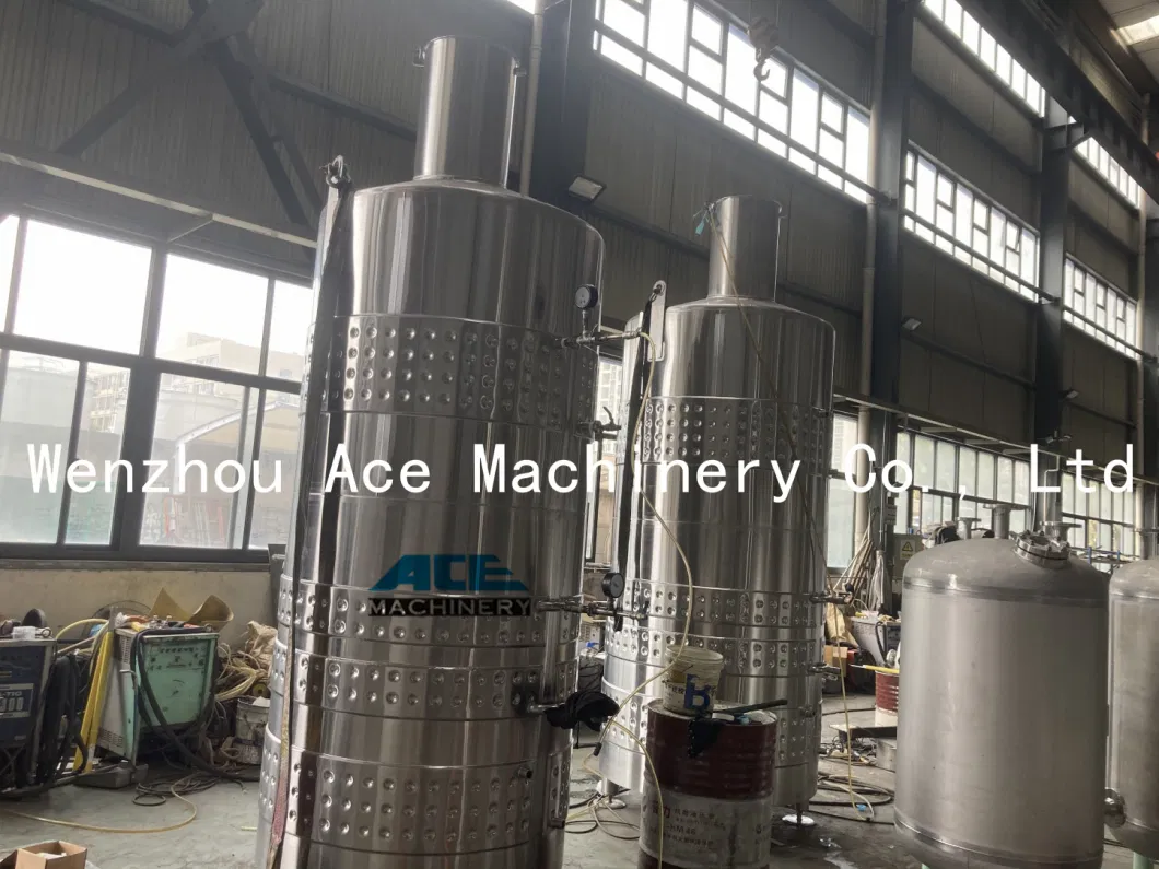 Jacketed Wine Fermenter Beverage Cider Fermening Used Winery Equipment