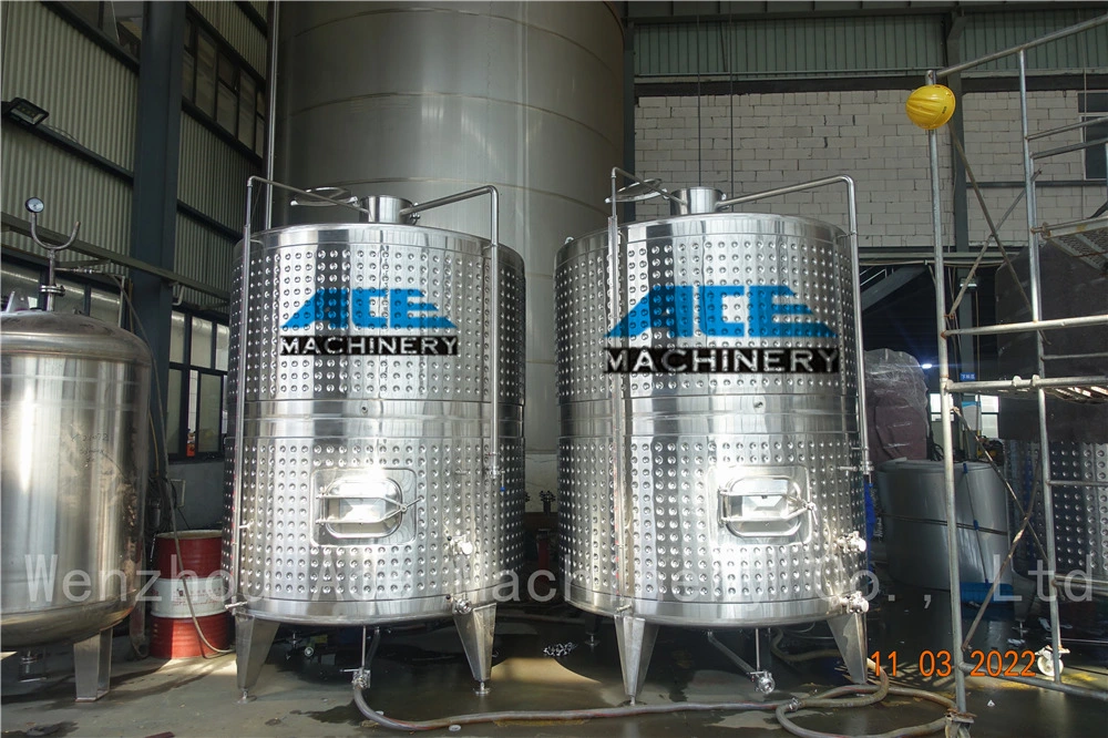 500L 1000L 5000L 10000L Variable Volume Stainless Steel Grape Winery Equipment Wine Fermentation Tank